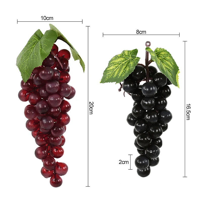 Artificial Grape Bunches – Faux Fruit Wedding & Home Decor Artificial Fruit Decor Babs
