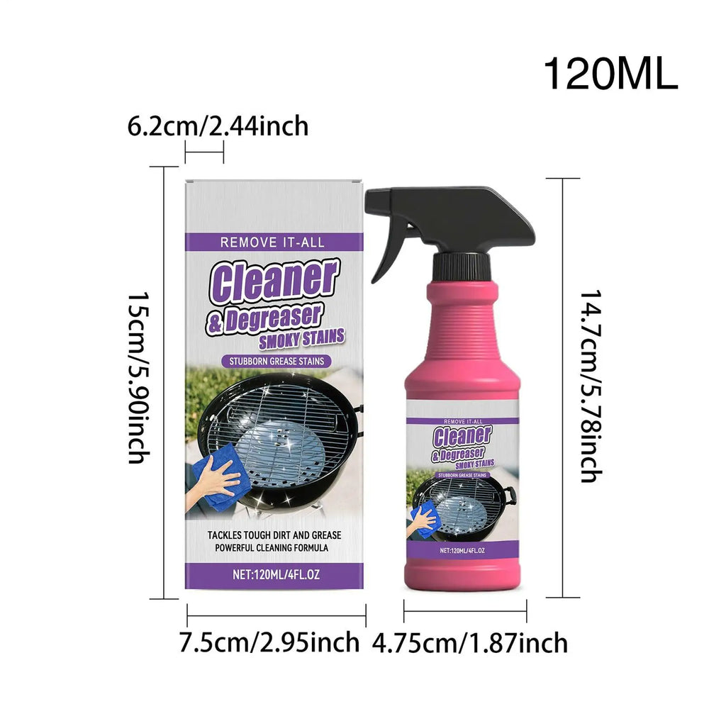 BBQ Grill & Pan Degreaser Spray – Removes Grease Fast Grill Degreaser Spray Babs