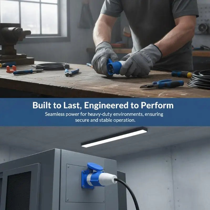 32A Industrial Waterproof Plug & Socket Connector 3-Core Industrial Power Connector Babs
