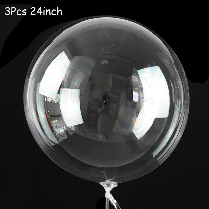 LED Bobo Balloon Column Stand Set – Wedding & Party Decor LED Balloon Decor Set Babs 3pcs 24inch balloon