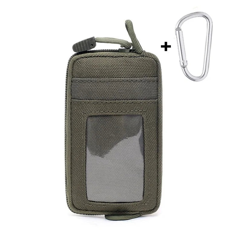 Tactical Waterproof Wallet Card Key Holder Waist Bag Tactical Waist Wallet Babs green
