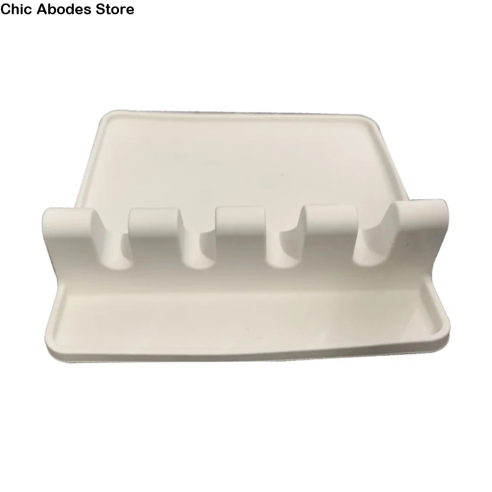 Silicone Kitchen Utensil Holder Rack – Heat-Resistant, Non-Slip Utensil Holder Rack Babs