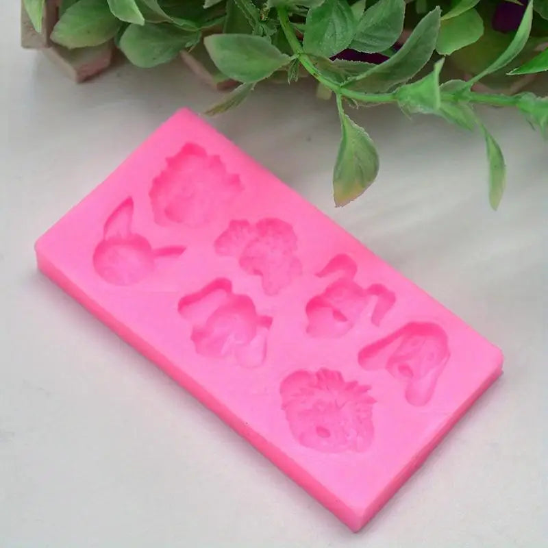 Mini Cartoon Dog Silicone Mold – Chocolate, Candy & Resin Silicone Baking Mold Babs