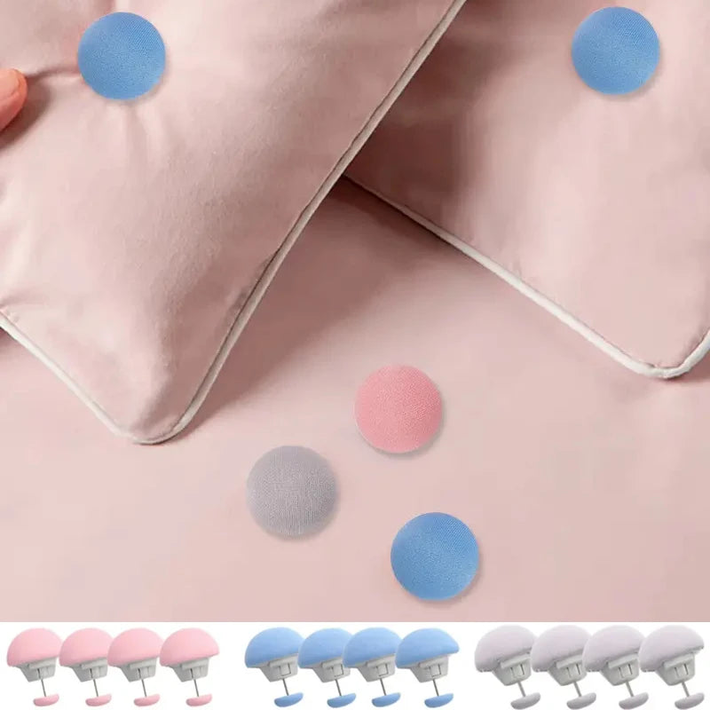 Mushroom Quilt Clips Non-Slip Blanket Fastener Holder 4/8/16pcs Bedding Clip Holder Babs