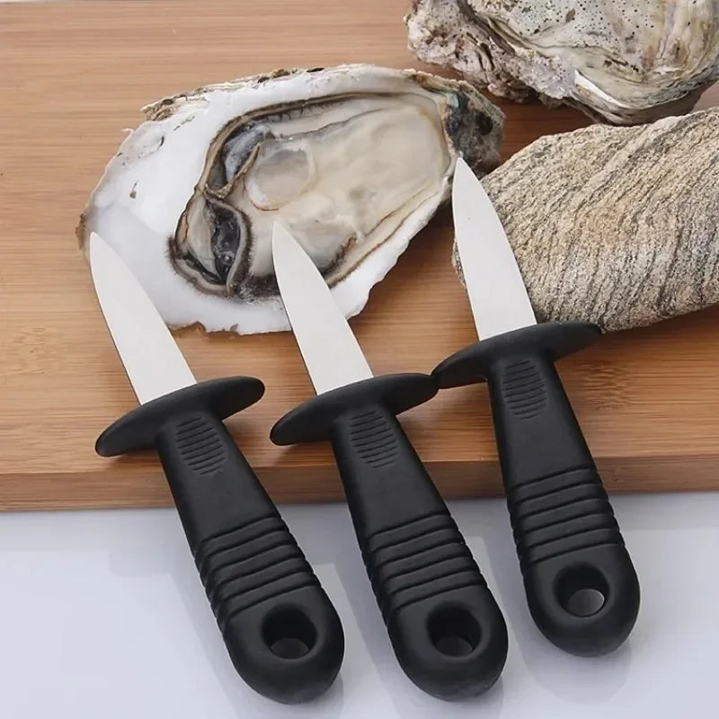 5-Piece Stainless Steel Oyster Knife Set | Seafood Shucking Tool Oyster Shucking Knife Babs