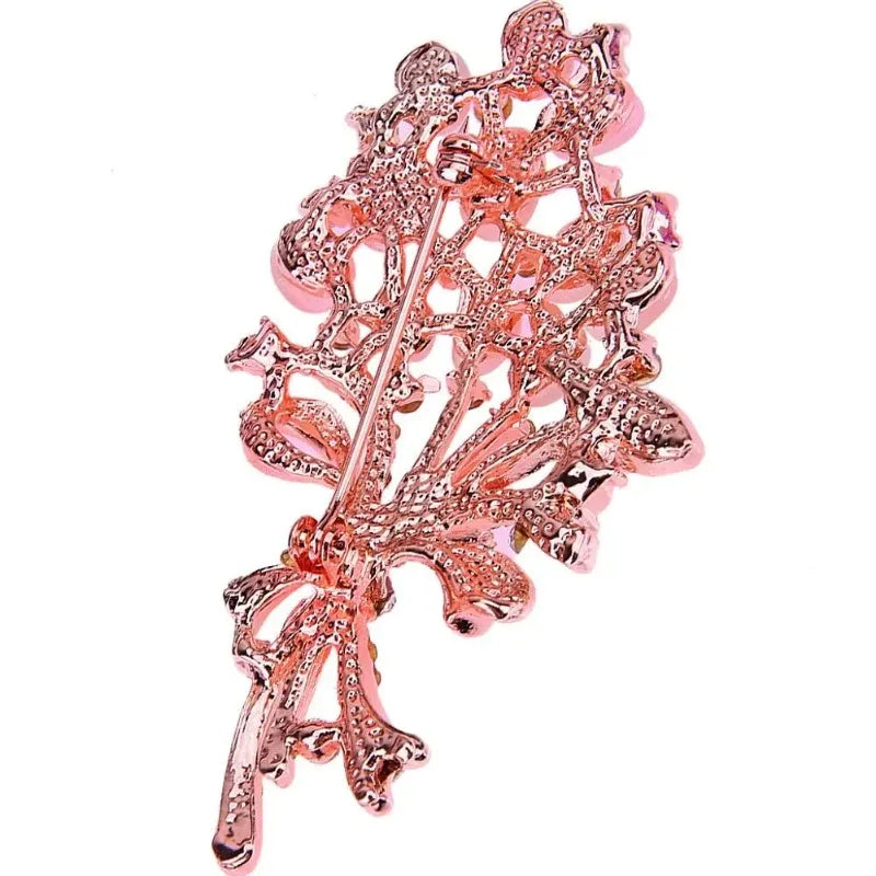 Women's Flower Brooch Pin – Zinc Alloy Fashion Jewelry Gift Fashion Brooch Pin Babs