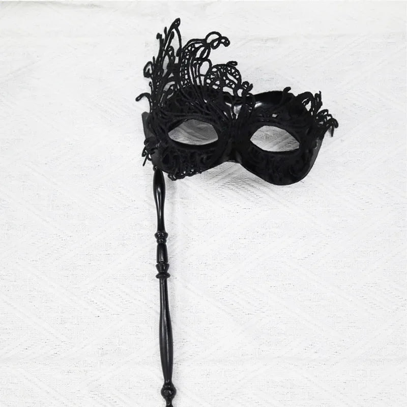 Venetian Mask with Stick – Mardi Gras Costume Party Mask Costume Party Mask Babs 5