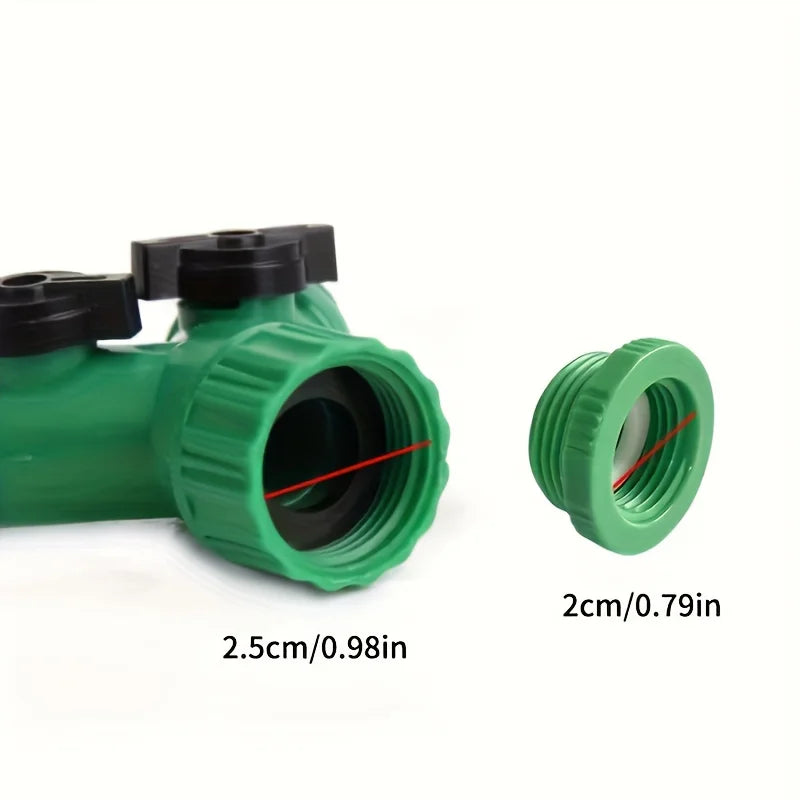 Y-Shape Garden Hose Splitter with Universal Joint Faucet Fitting Garden Hose Splitter Babs