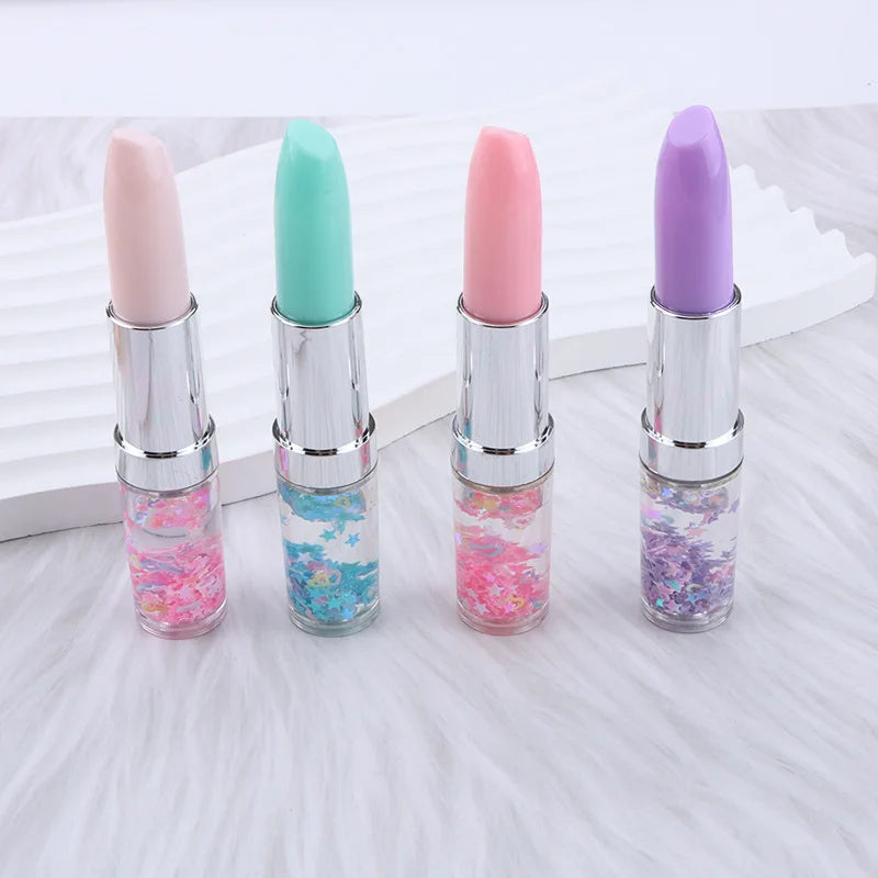 Lipstick Shape Quicksand Gel Pen – Fun Student Gift & Stationery Novelty Gel Pen Babs