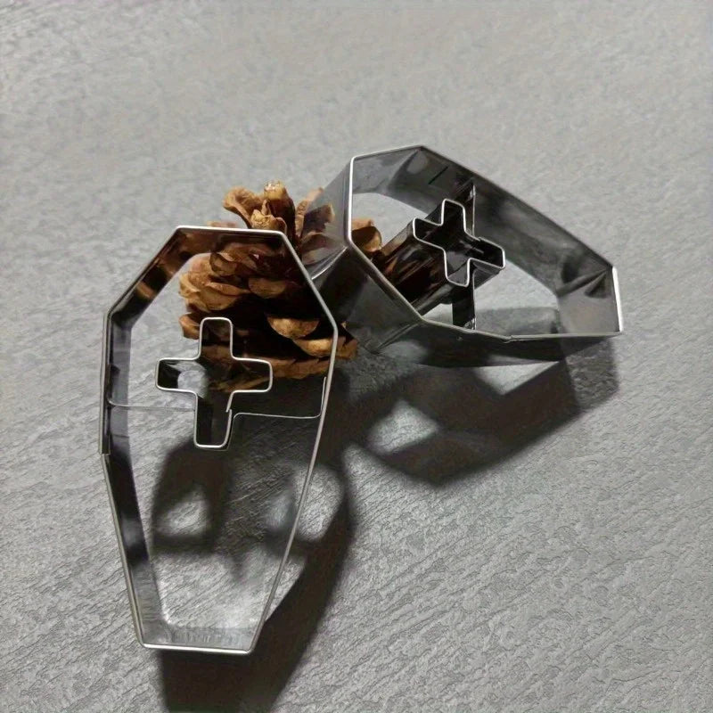 Coffin Cookie Cutter Stainless Steel – Halloween Biscuit Mold Cookie Cutter Babs