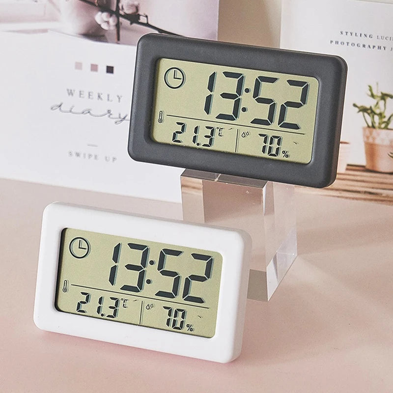 Mini Digital Clock Thermometer & Hygrometer – 12/24H NZ005 Digital Clock Hygrometer Babs