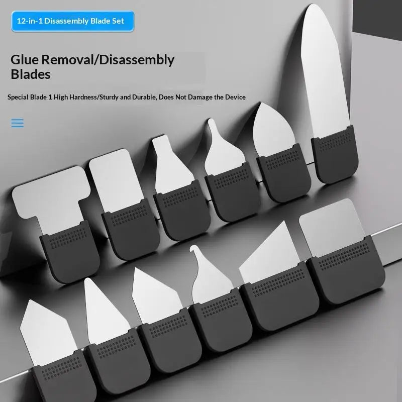 12-in-1 Metal Disassembly Blade Set for Phone & Electronics Electronics Repair Tool Babs