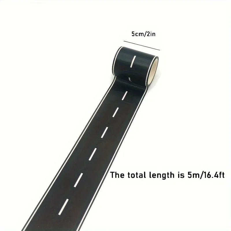 Reusable Cartoon Road Stickers – Race Track Party Decoration Tape Party Decoration Stickers Babs