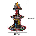 Race Car Birthday 3-Tier Cupcake Stand, Toppers & Wrappers Set Party Cupcake Stand Set Babs 3 Tier cake stand