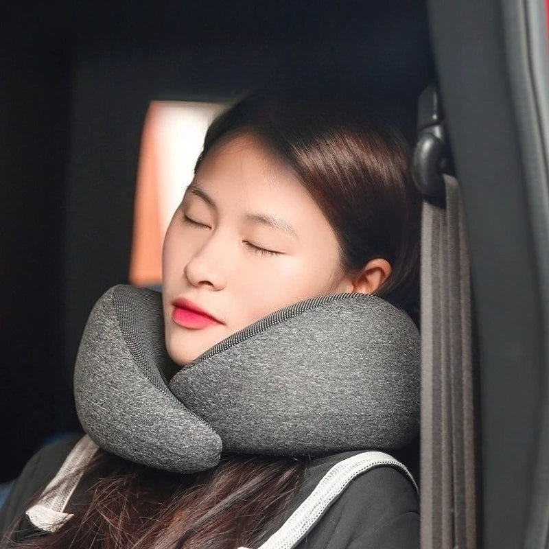 Memory Foam U-Shaped Neck Pillow – Travel & Lunch Break Rest Travel Neck Pillow Babs