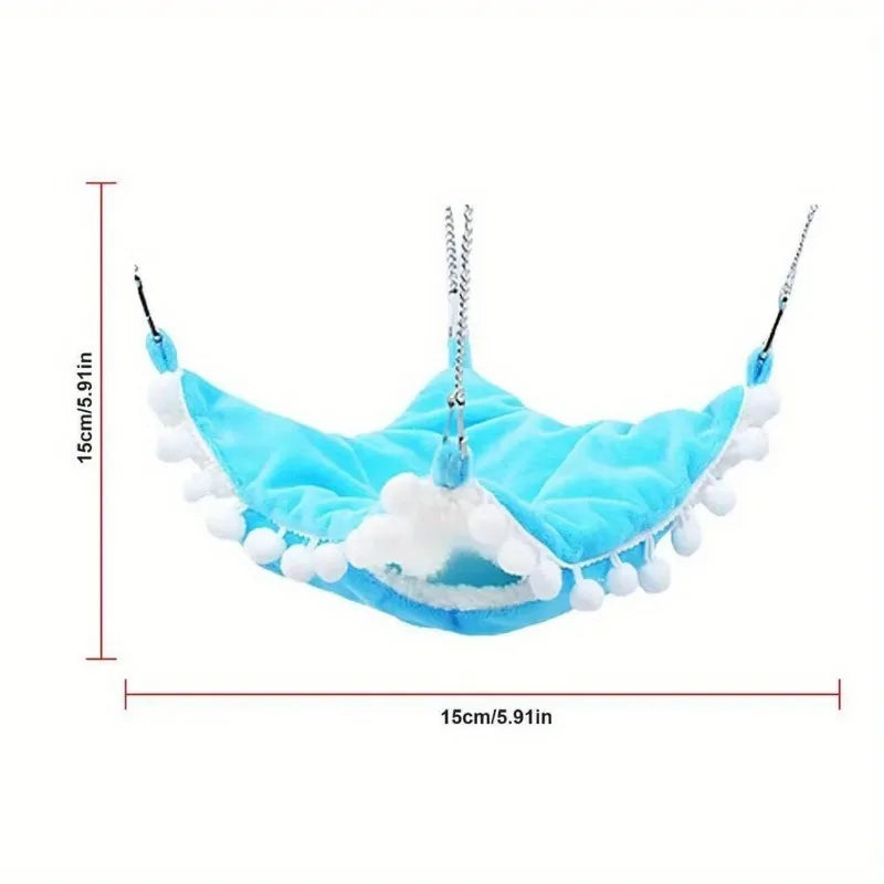 Hanging Hamster Hammock Bunk Bed – Warm Small Pet House Toy Small Pet Hammock Babs