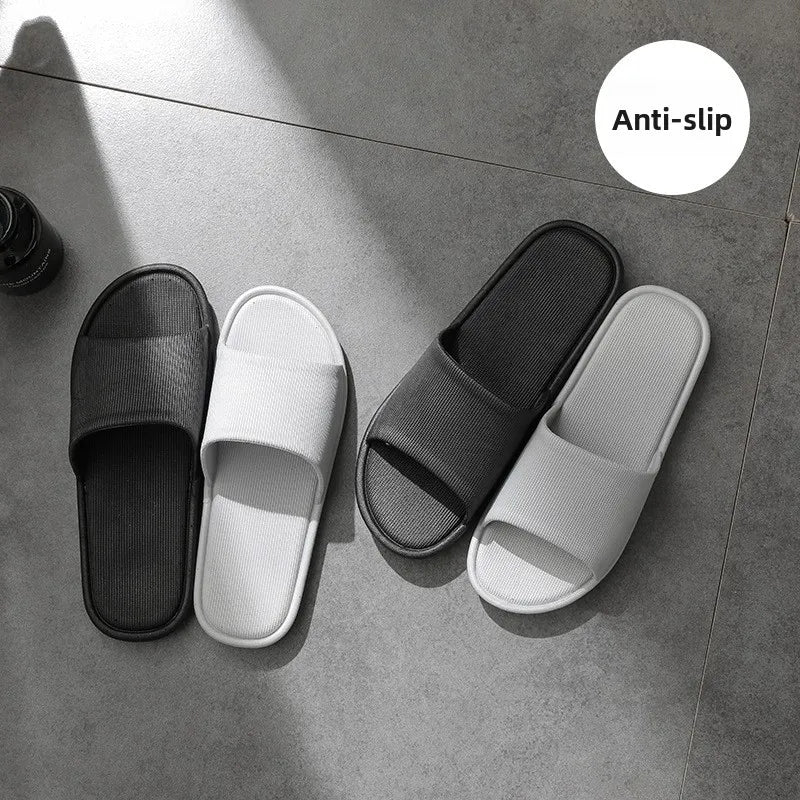 Couple Slippers Non-Slip Soft Sole Indoor Home Sandals Indoor Slippers Babs