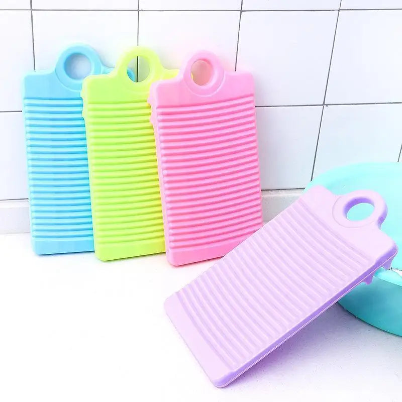 Mini Plastic Washboard for Kids' Clothes – Compact Laundry Tool Laundry Washboard Babs