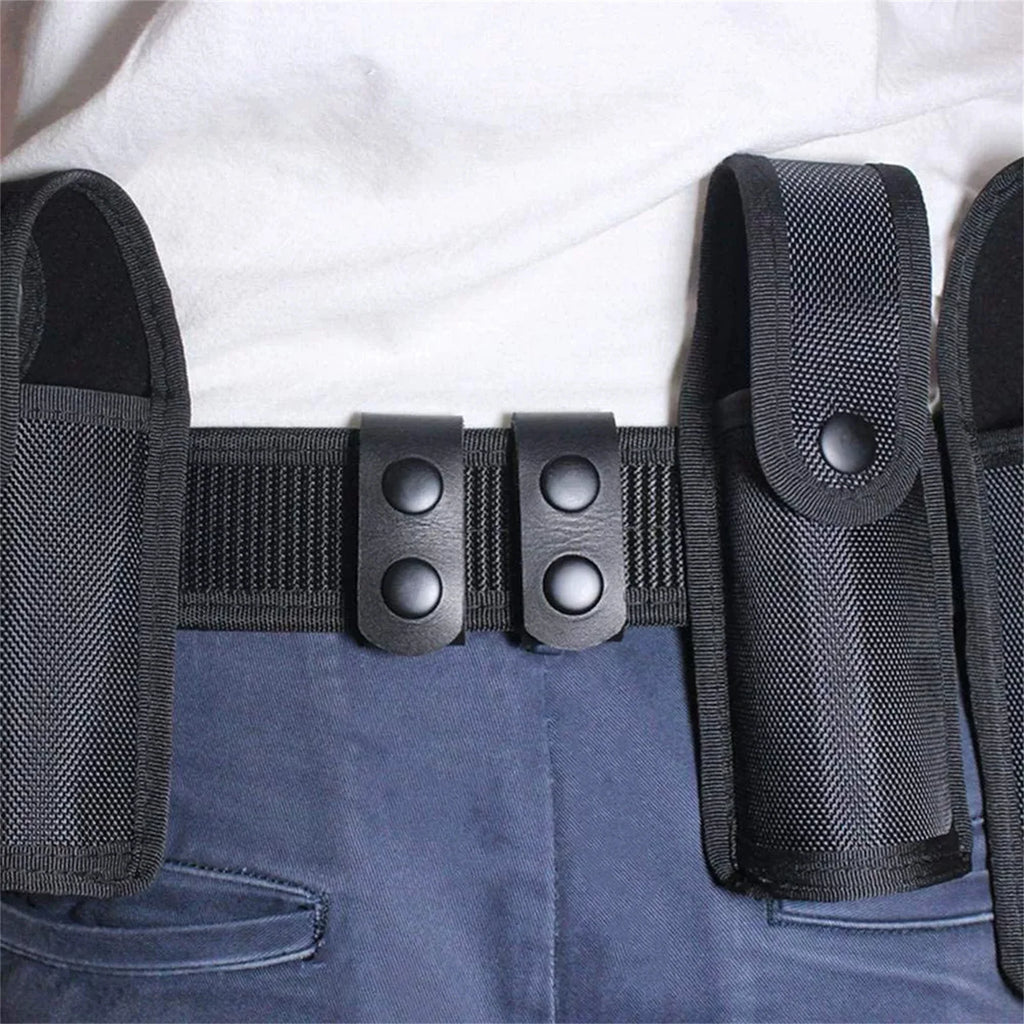 8-Pack Tactical Belt Keepers Heavy Duty Double Snap Webbing Set Tactical Belt Keeper Babs