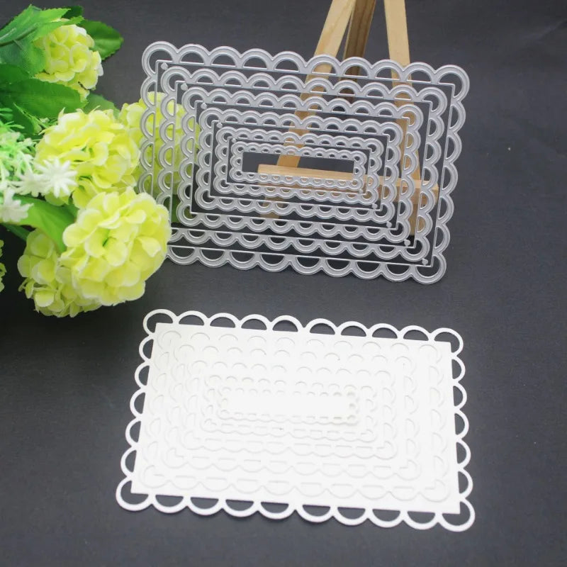 Multilayer Lace Carbon Steel Embossing Die – DIY Card Making Embossing Cutting Die Babs