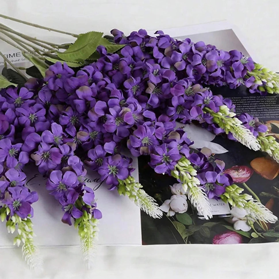 Artificial Silk Hyacinth Garland – Wedding & Home Décor Artificial Flower Garland Babs