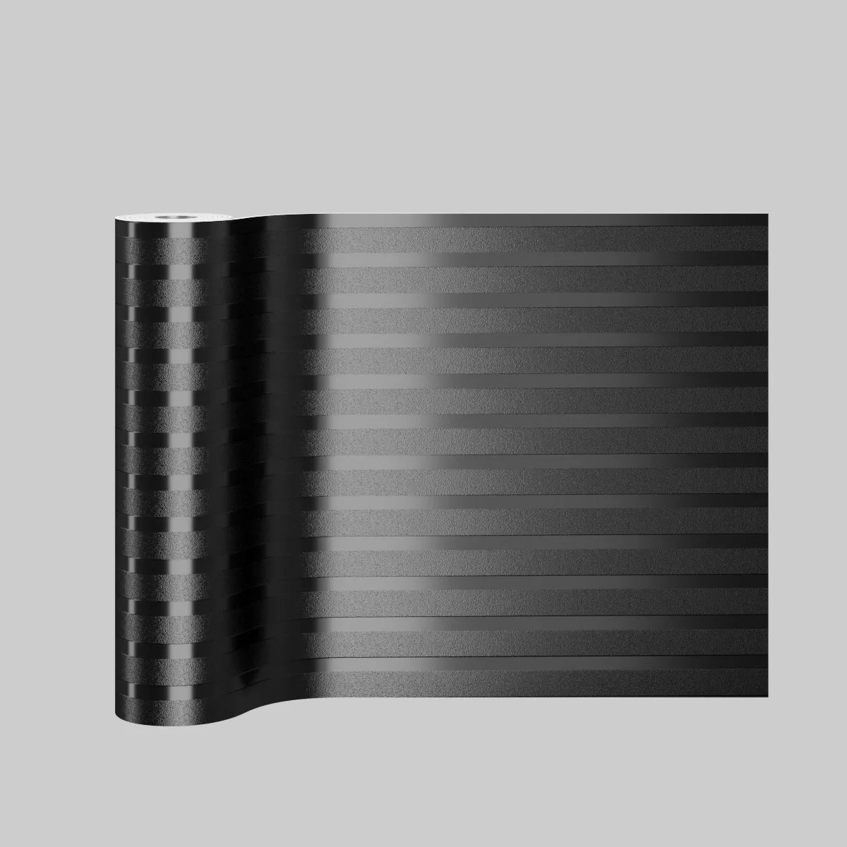 Self-Adhesive Brick Wallpaper Roll 40cm×3m – Metallic Modern Look Peel & Stick Wallpaper Babs Black 40cm x 3m