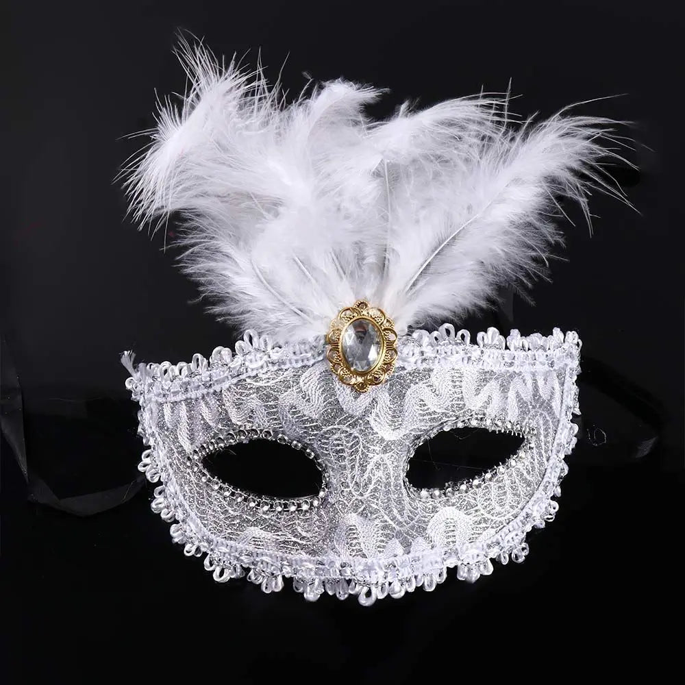 Phantom Dancer Half Face Masquerade Mask – Cosplay & Party Masquerade Costume Mask Babs