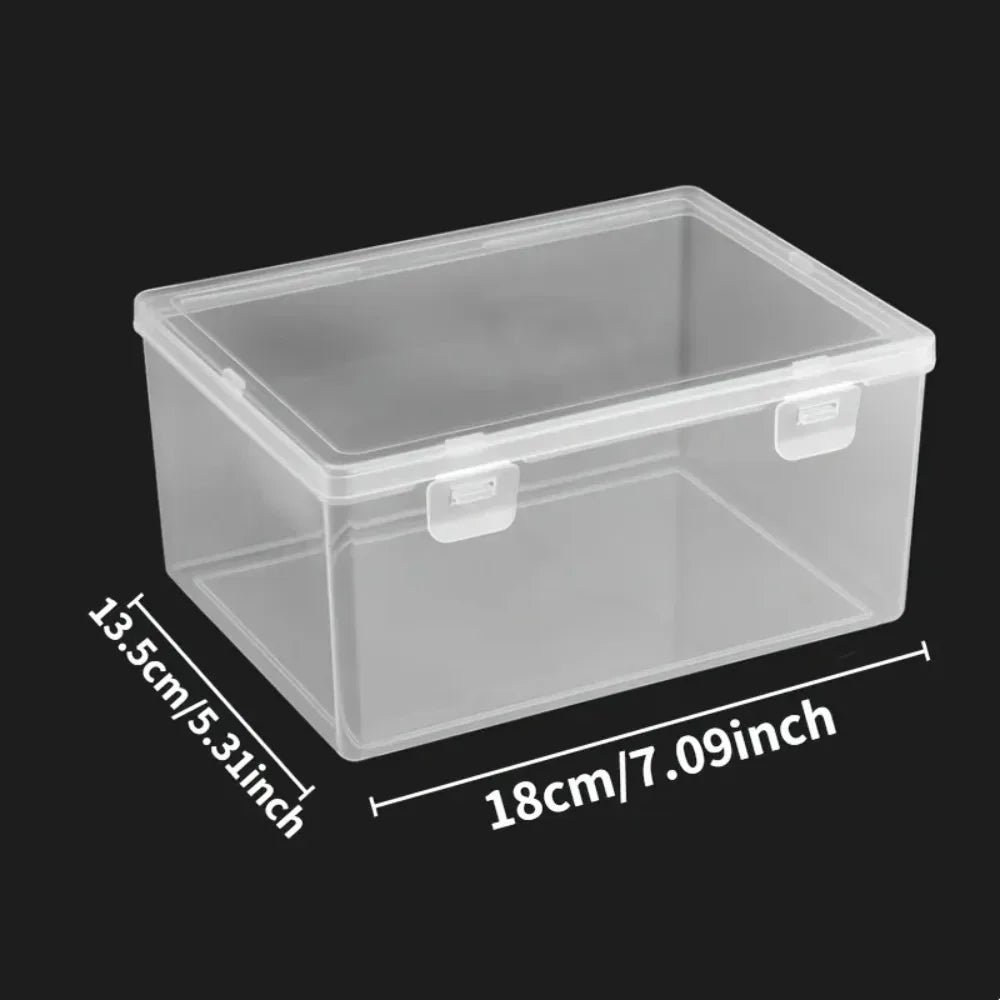 Large Clear Stackable Plastic Storage Box – Home & Office Plastic Storage Box Babs