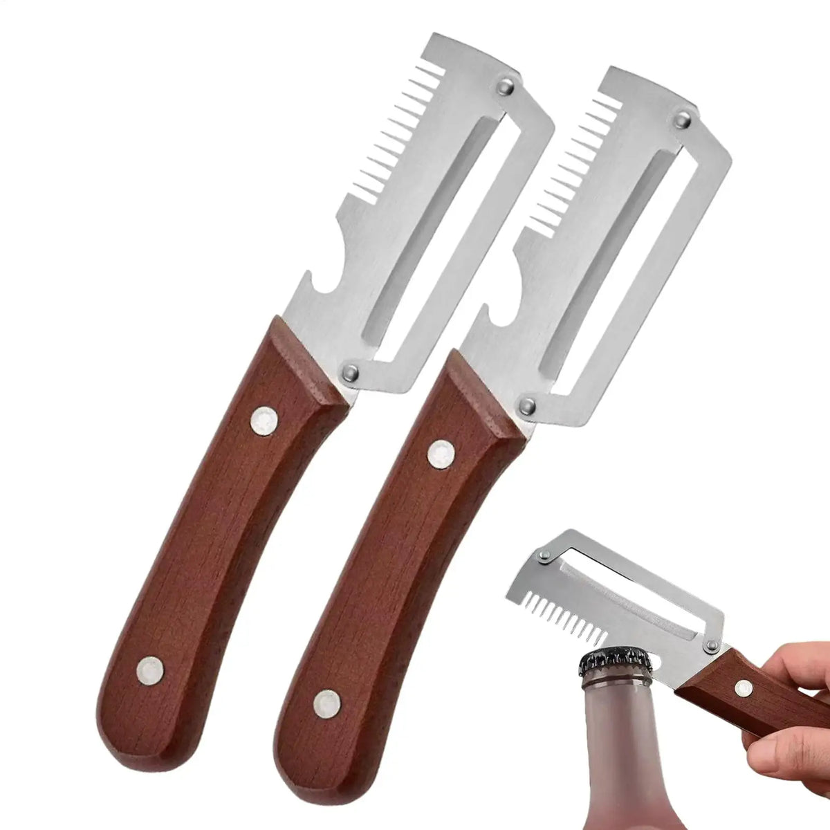 3-in-1 Stainless Steel Vegetable Peeler, Slicer & Shredder Vegetable Peeler Babs