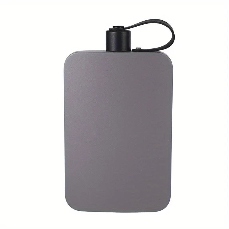500ml Stainless Steel Hip Flask | Portable Travel Whiskey Flask Hip Flask Babs Silver