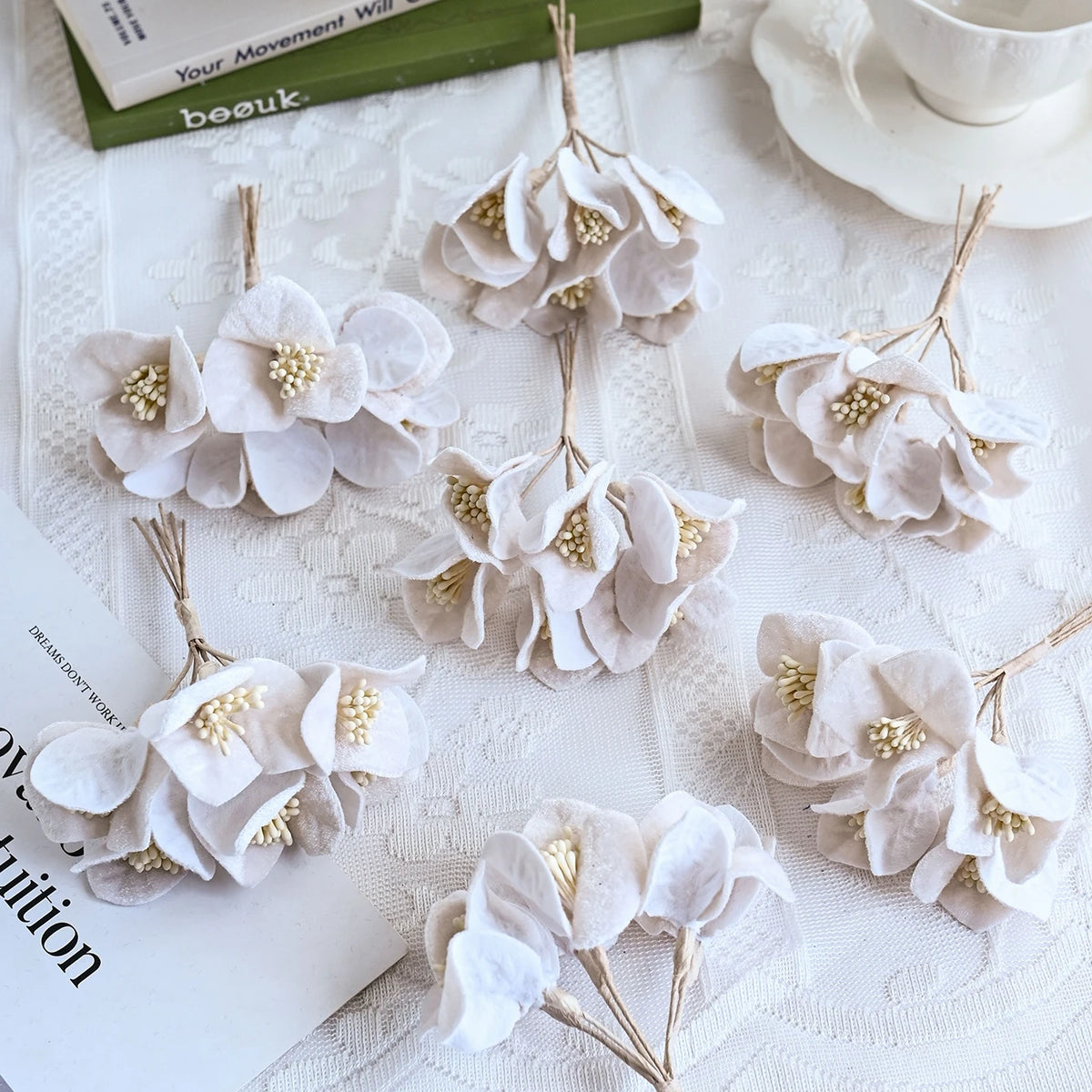 Silk Artificial Flower Mini Bouquet – Wedding & DIY Decor Artificial Flower Bouquet Babs