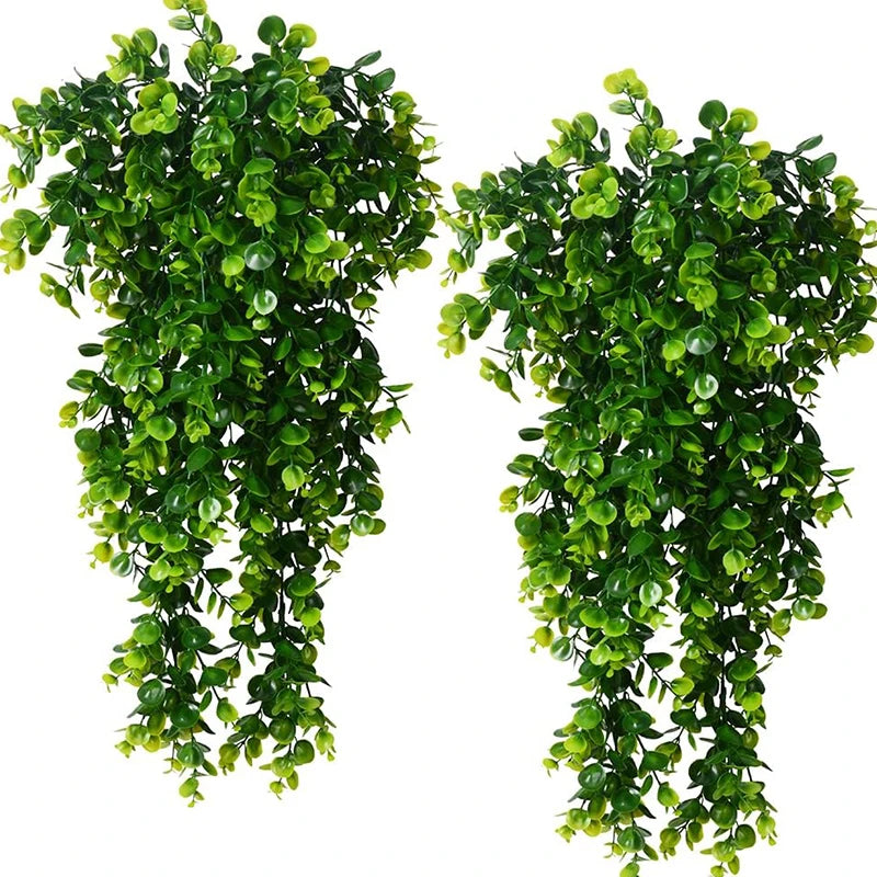 Artificial Eucalyptus Hanging Vine UV Resistant Faux Greenery Artificial Hanging Vine Babs