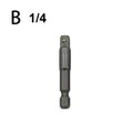 Drill Socket Adapter Hex Shank Extension Bar Set 1/4" 3/8" 1/2" Socket Adapter Set Babs B