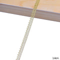 Gold Braided Lace Trim Ribbon 5/10 Yards – Sewing & Crafts Lace Trim Ribbon Babs 3-Width 1.4cm 5Yards