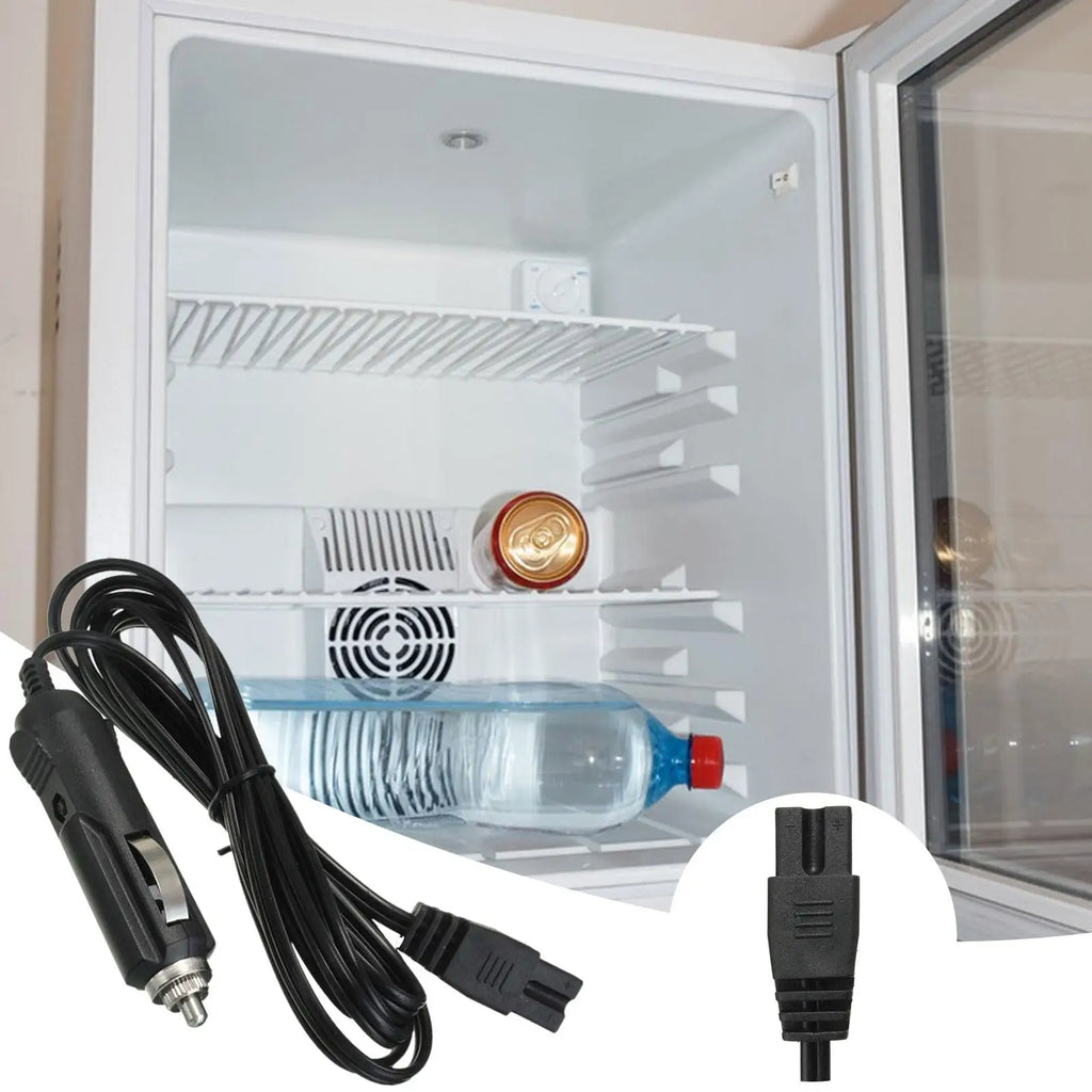 2-Pin Power Cord for Car Mini Fridge & Portable Cooler Car Fridge Power Cord Babs