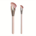 2-Piece Slanted Foundation & Contour Makeup Brush Set Makeup Brush Set Babs 2pcs