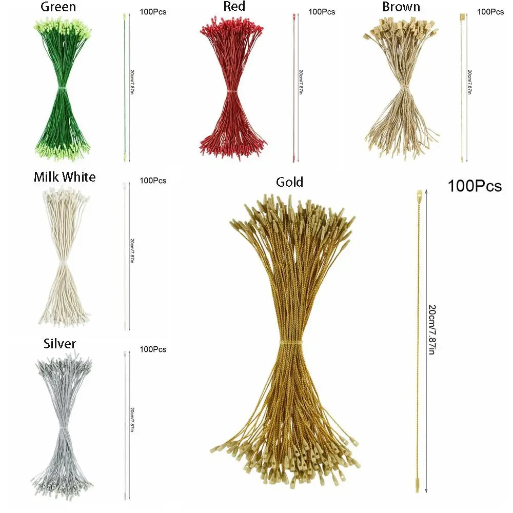 100Pcs Christmas Ornament Hanger Lanyards with Buckle | DIY Xmas Christmas Ornament Hanger Babs