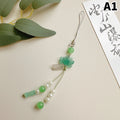 Lotus Flower Pendant Keychain & Phone Chain – Chinese Style Phone Chain Pendant Babs A1