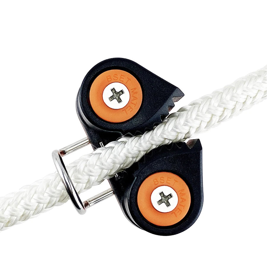 2-Row Ball Bearing Cam Cleat with SS316 Leading Ring | Sailing Marine Cam Cleat Babs