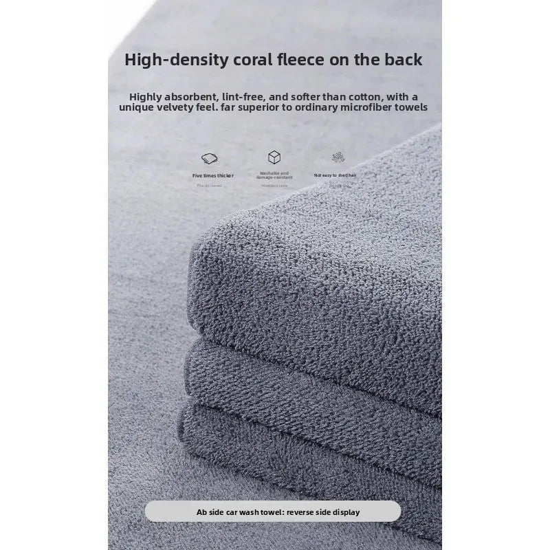 Premium Microfiber Car Wash Towels – Dual-Sided, Super Absorbent Car Wash Towel Babs