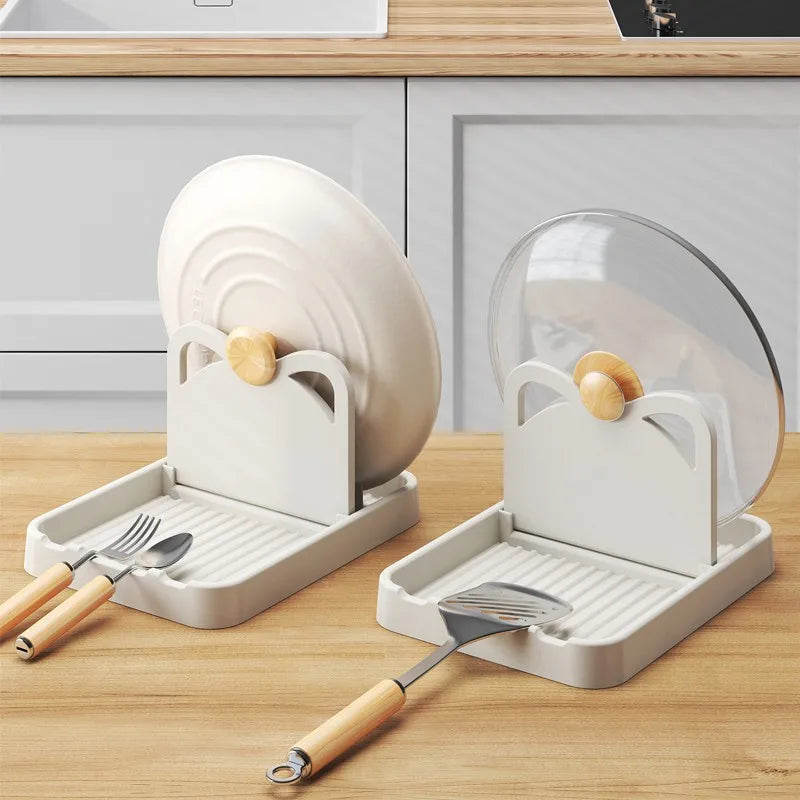 Pan Lid Holder & Spoon Rest Kitchen Organizer Rack Kitchen Organizer Rack Babs