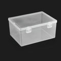 Large Clear Stackable Plastic Storage Box – Home & Office Plastic Storage Box Babs Light Grey