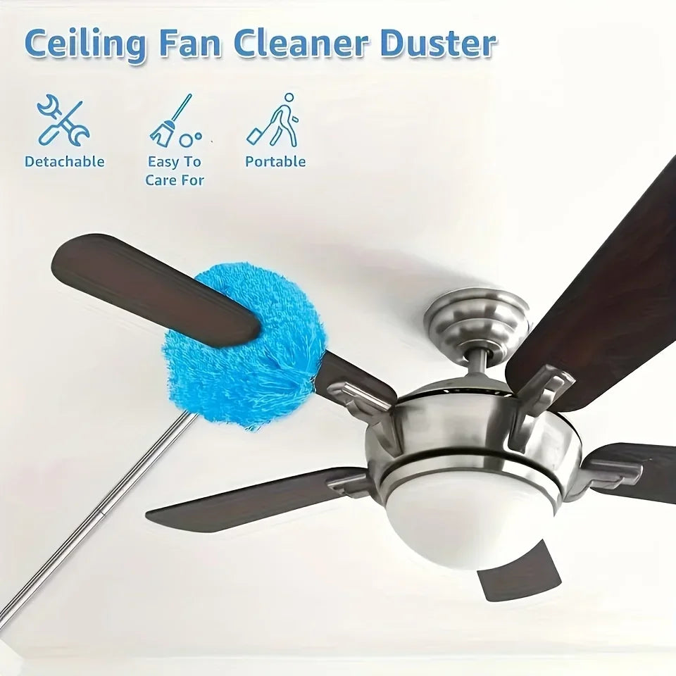 Extendable Microfiber Feather Duster – Washable & Reusable Extendable Feather Duster Babs
