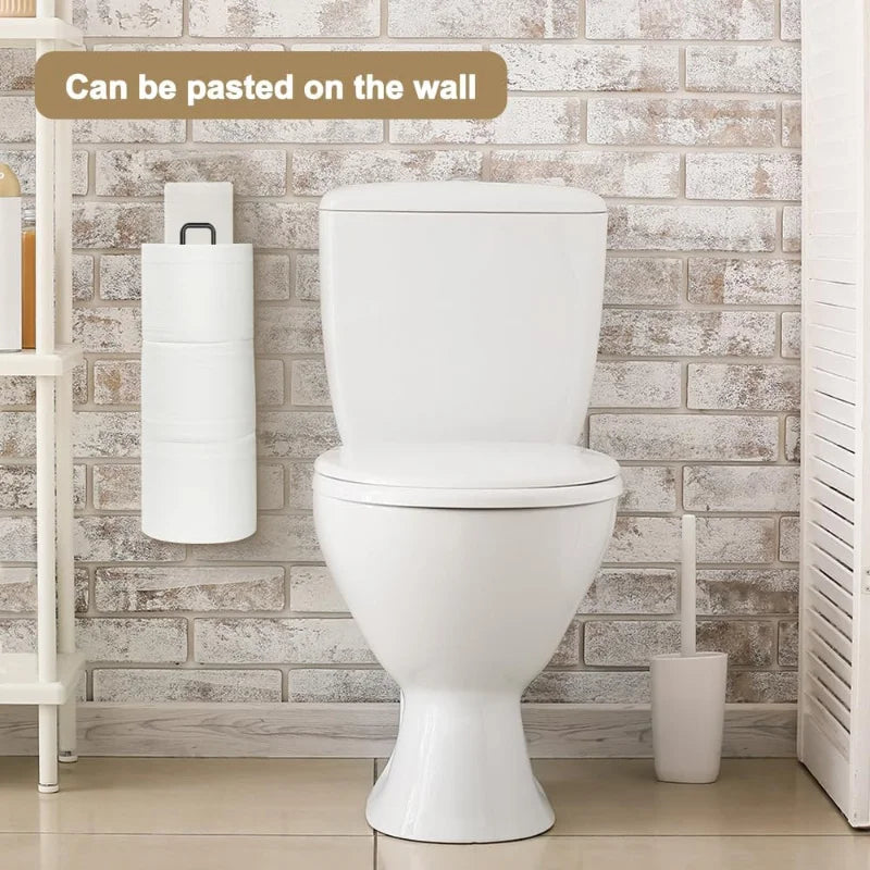Toilet Paper Holder with Storage – Holds 4 Rolls, Wall Mount Toilet Paper Holder Babs