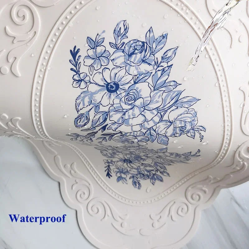 Carved Floral Silicone Placemat – Waterproof & Heat Resistant Silicone Placemat Babs