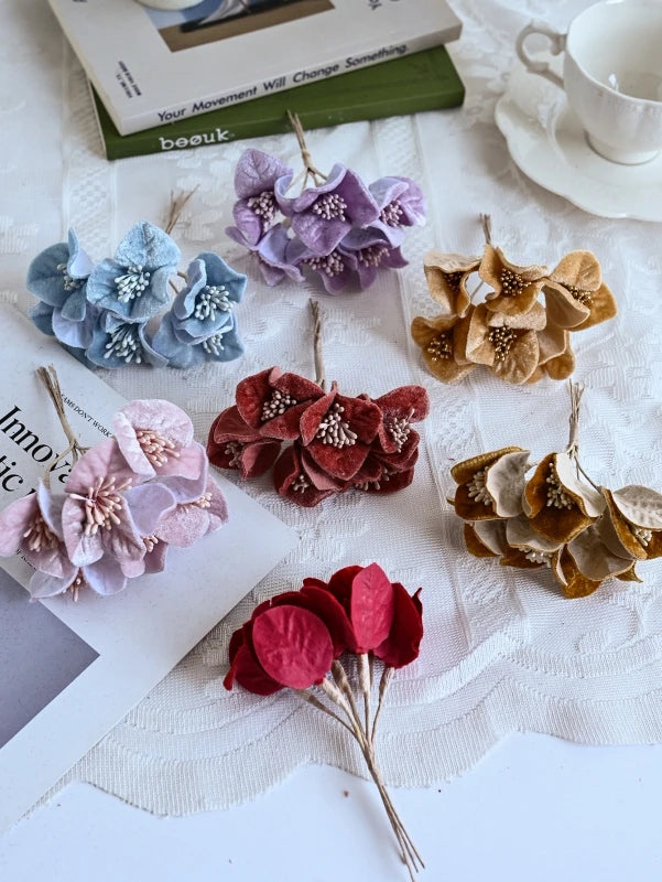 Silk Artificial Flower Mini Bouquet – Wedding & DIY Decor Artificial Flower Bouquet Babs MULTI 3 pcs