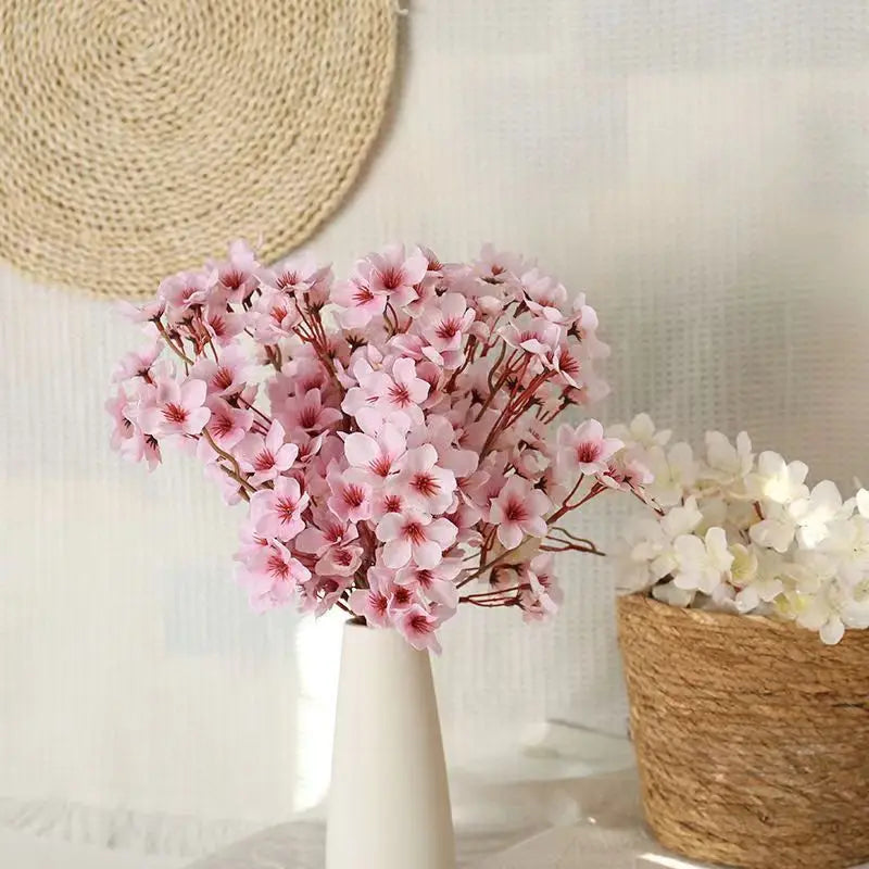 Silk Peach Blossom Artificial Flowers – Spring Wedding & Home Décor Artificial Silk Flowers Babs