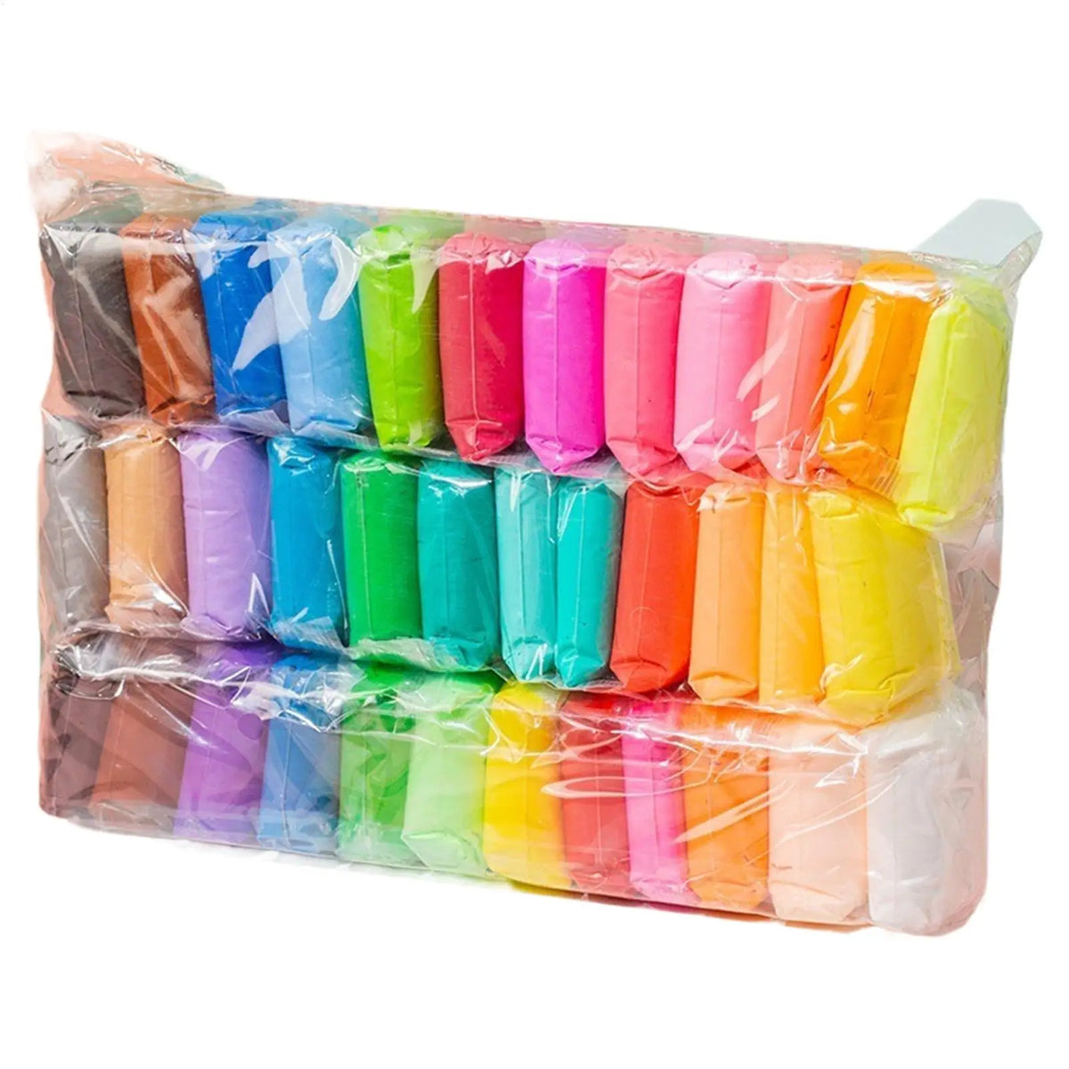Kids Air Dry Modeling Clay DIY Set – 12, 24 or 36 Colors Kids Modeling Clay Babs