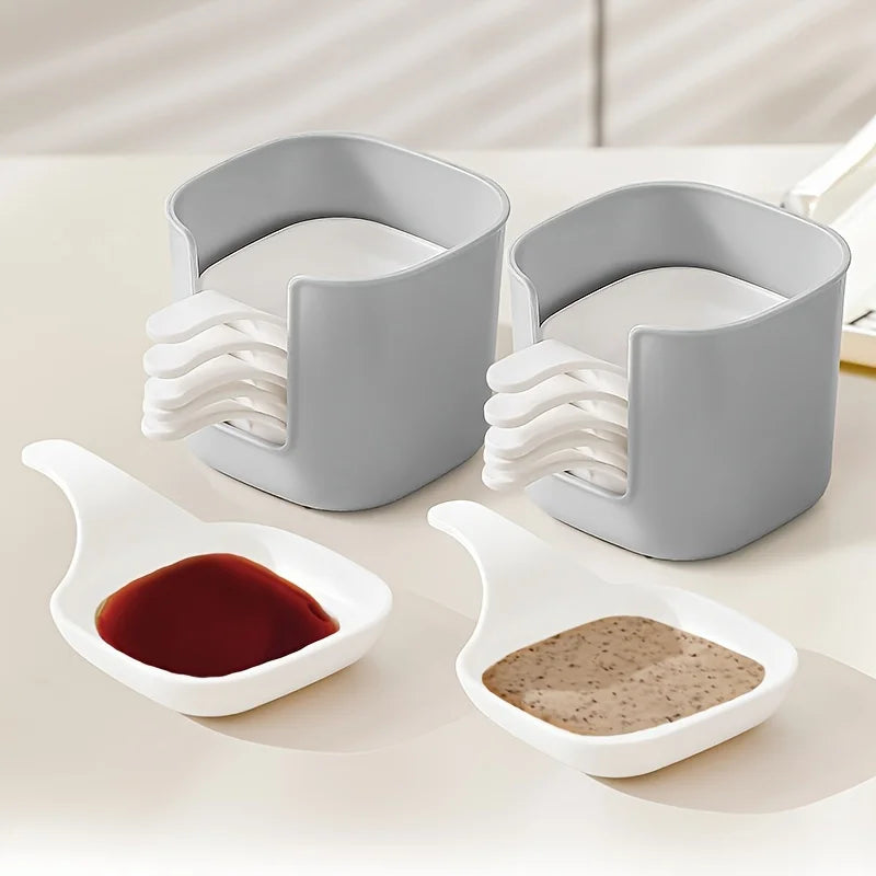 Polypropylene Dipping Dish Set – Sauce, Seasoning & Bone Bowls Dipping Dish Set Babs