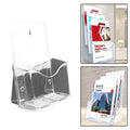 Acrylic A6 Brochure Holder – Clear Flyer Display Stand Brochure Display Stand Babs Default Title